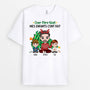 1419AFR1 t shirt cher pere noel mon fils la fait personnalise