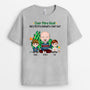 1419AFR2 t shirt cher pere noel mon fils la fait personnalise