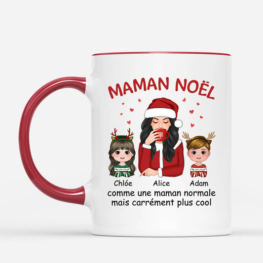 1421MFR2 mug maman noel personnalise