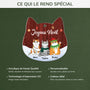 1425OFR4 ornement joyeux miaou noel personnalise