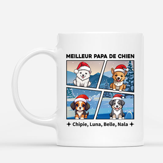 1426MFR1 mug la meilleure maman chien le meilleur papa chien personnalise_ebdf7281 a836 49a9 adbb 05415d931a88