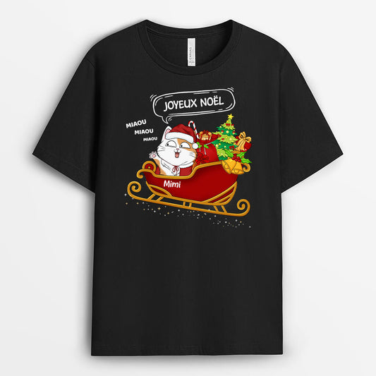 1431AFR1 t shirt meowy catmas personnalise