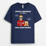 1448AFR2 t shirt joyeux woofmas personnalise