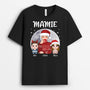 1458AFR1 t shirt mamie version noel personnalise