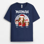 1458AFR2 t shirt mamie version noel personnalise