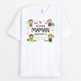 1469AFR1 t shirt cette mamie appartient a dessin personnalise