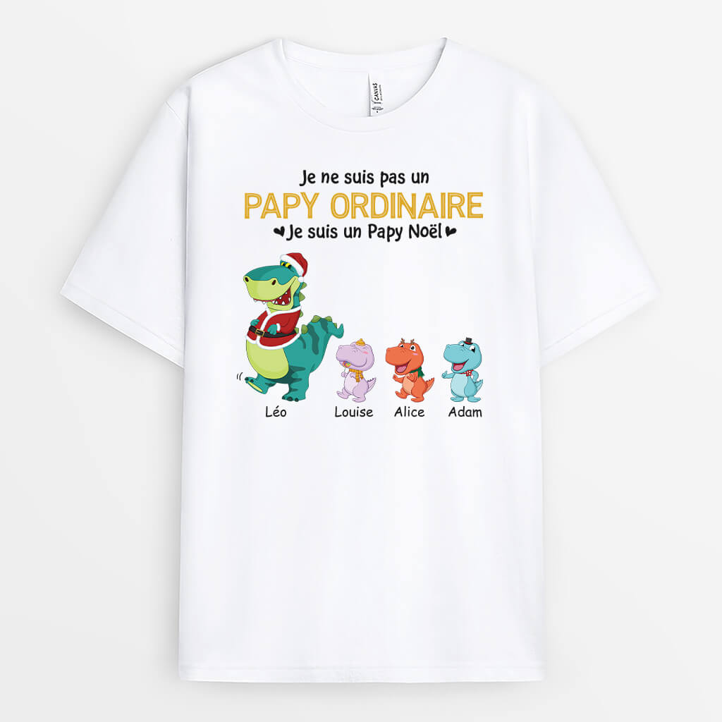 Je Ne Suis Pas Un Papa Normal Je Suis Le Papa Noël - Cadeau Personnalisé | T-shirt pour Papa