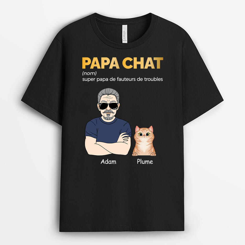 Super Papa De Fauteurs De Troubles Version Chat