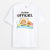 Pyjama Officiel Avec Chien - Cadeau Personnalisé | T-shirt pour Amoureux des animaux