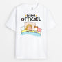 1484AFR2 t shirt pyjama officiel avec chat personnalise