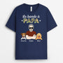 1486AFR2 t shirt la bande a papa chiens personnalise