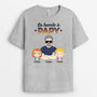 1493AFR1 t shirt la bande de papa personnalise