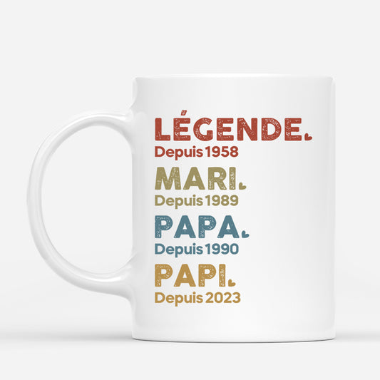 1503MFR1 mug legende mari papa papy depuis personnalise_e9356b49 8831 438f 9657 43c8512a8431