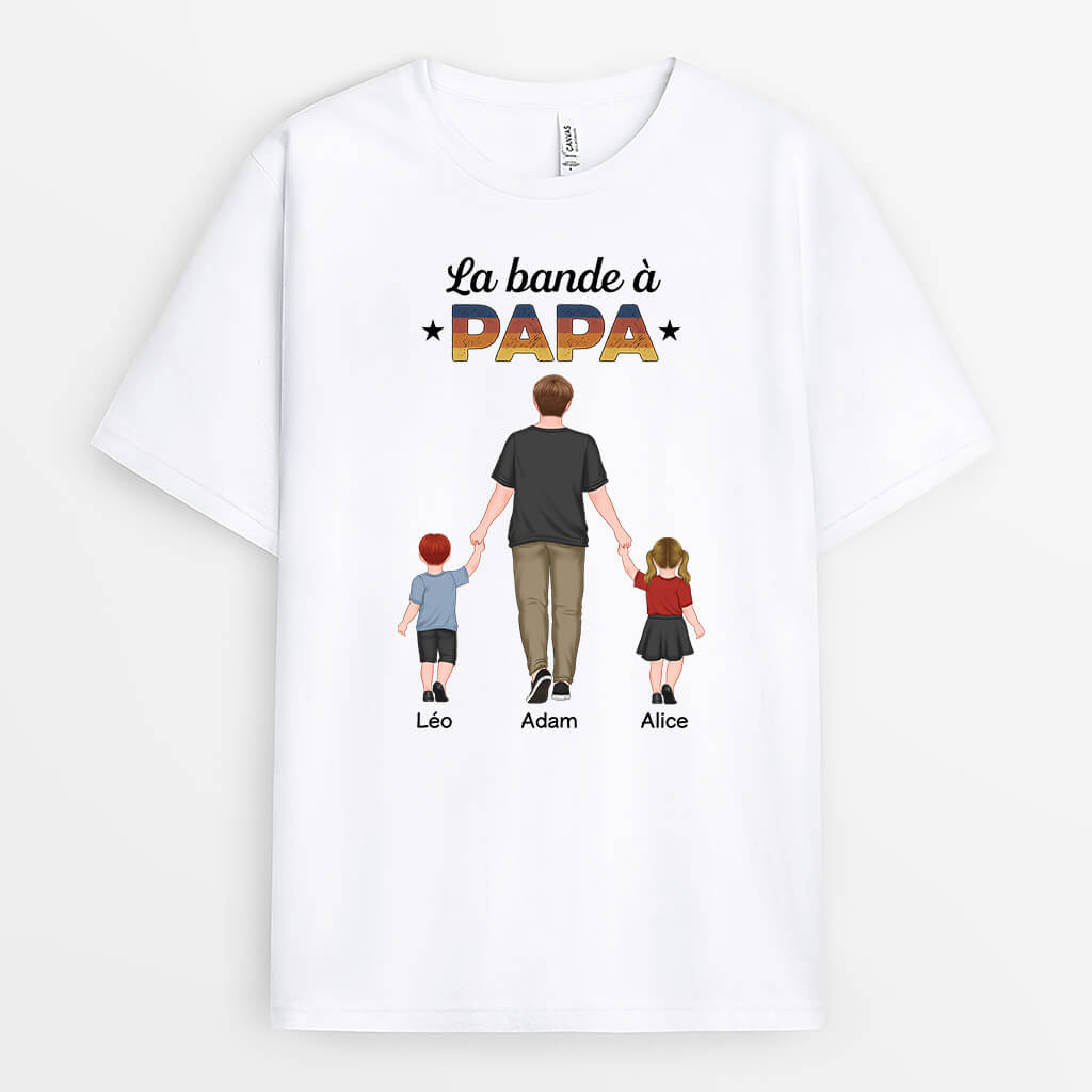 La Bande À Papa Cool - Cadeau Personnalisé | T-shirt pour Papa