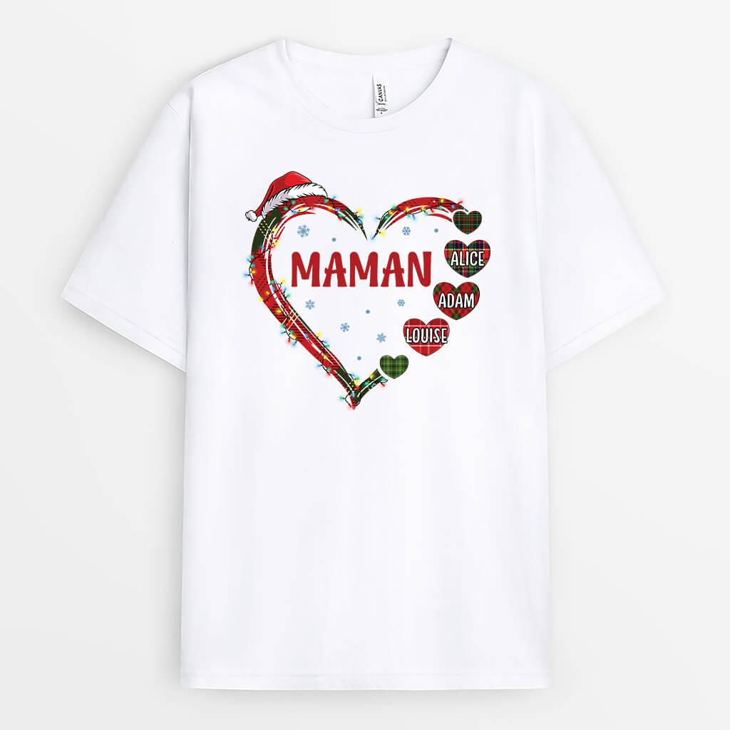 Mamie Noël Personnalisé - Cadeau Personnalisé | T-shirt pour Noël