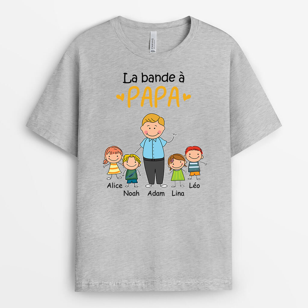 La Bande De Papi Dessin - Cadeau Personnalisé | T-shirt pour Grand-père