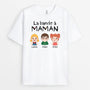 1527AFR1 t shirt la bande a maman dessin adorable personnalise