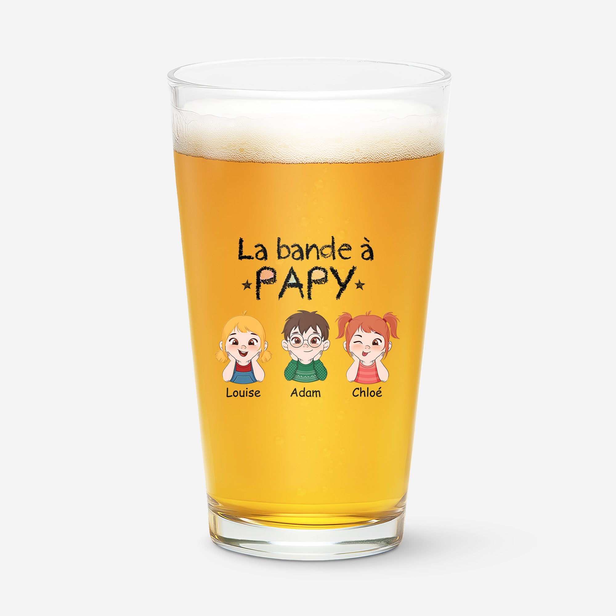 1527IFR1 verre a biere personnalise la bande a papa 1527ikq8b
