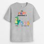 1539AFR2 t shirt ce papa papy appartient a dinosaure personnalise