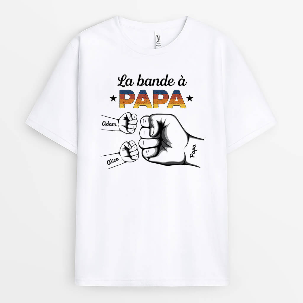 Le Gang de Papa Poing - Cadeau Personnalisé | T-shirt pour Papa