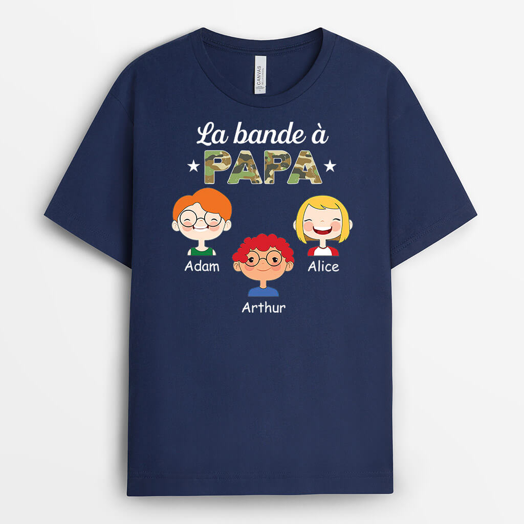 Le Gang de Papa - Cadeau Personnalisé | T-shirt pour Papa