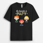1541AFR2 t shirt le gang de papa personnalise