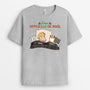1543AFR1 t shirt tenue officielle de noel version chat personnalise
