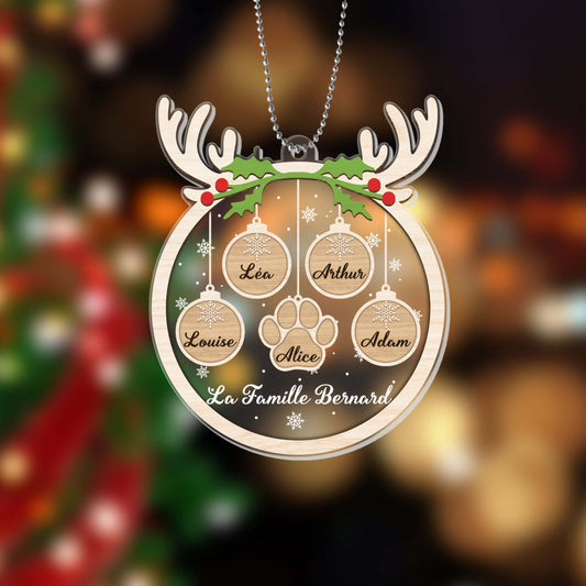 1546OFR2 ornement notre famille personnalise