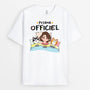 1548AFR1 t shirt chemise de nuit officielle version chat personnalise