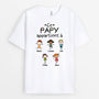 1555AFR1 t shirt ce papa papy appartient a version baguette personnalise