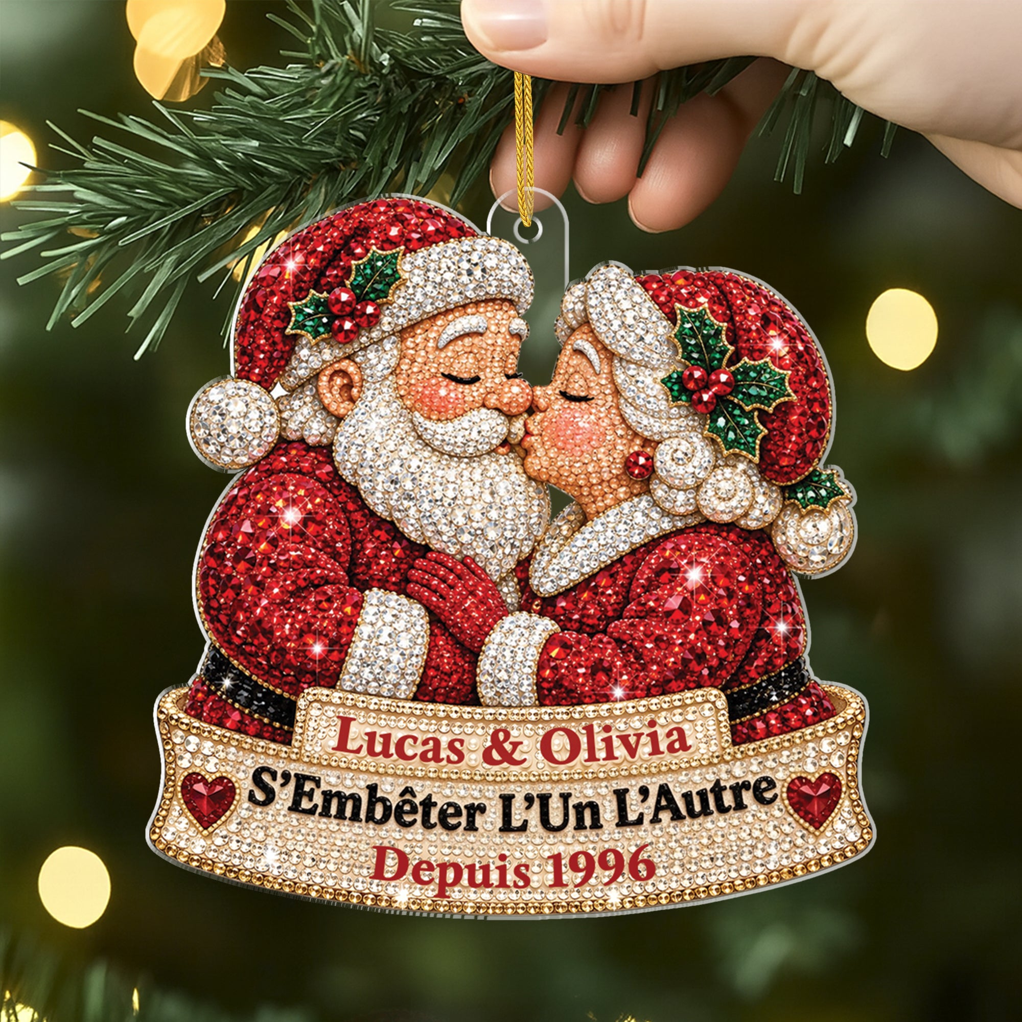 15649OT ProAcrylicOrnament CouFR RnDNone IdeTPham NicCouple