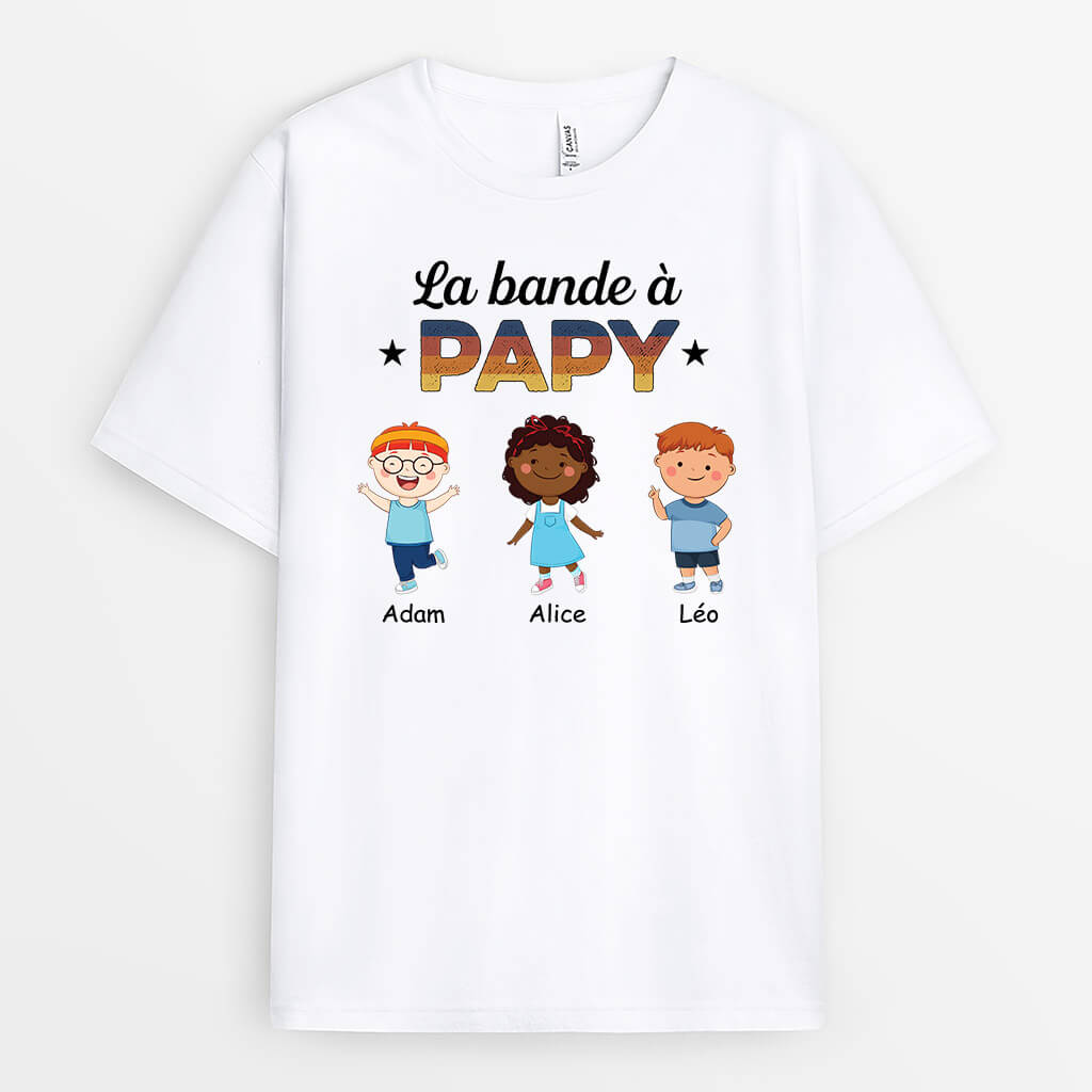 La Bande à Papy BD - Cadeau Personnalisé | T-shirt pour Papy