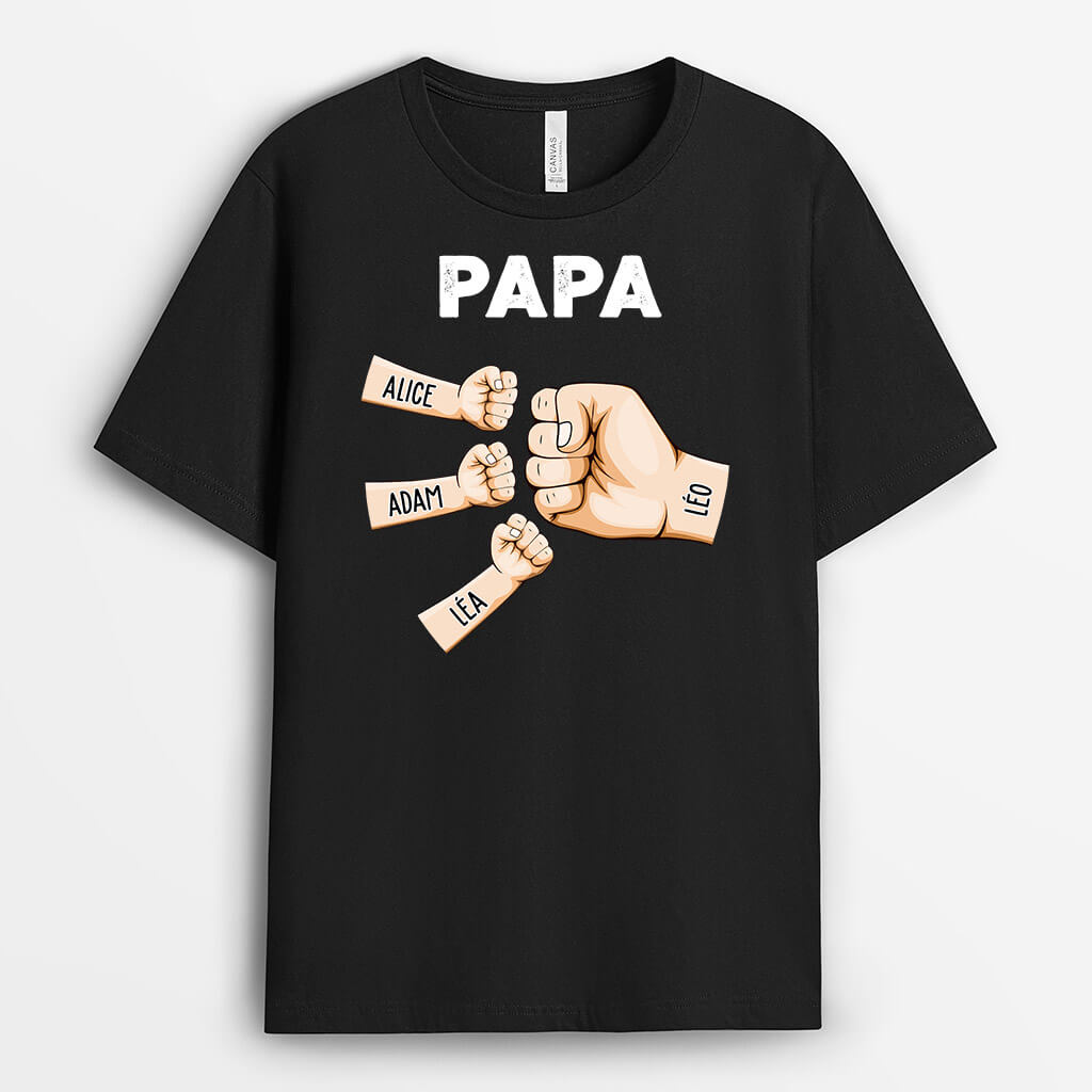 Papy Version Simple - Cadeau Personnalisé | T-shirt pour Papy