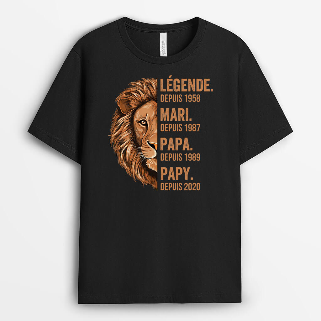 Legend - Cadeau Personnalisé | T-shirt pour Homme