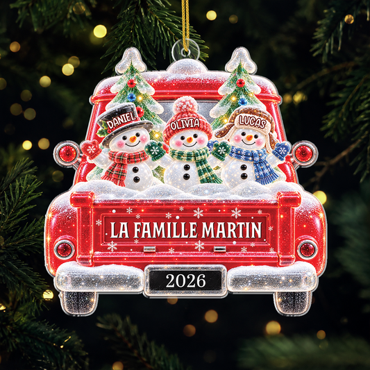 16487ON ProAcrylicOrnament CouFR RnDNone IdeNgoc NicFamily