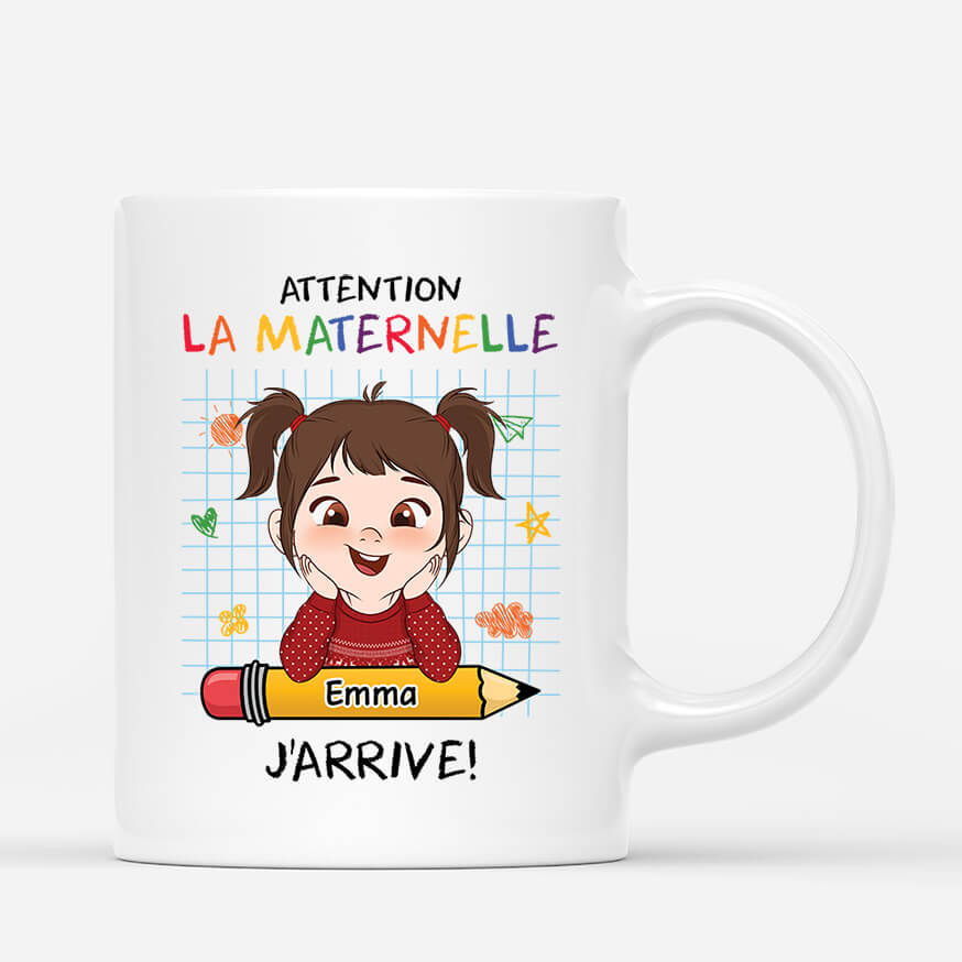 Attention La Maternelle J'Arrive | Mug Pour Enfant