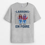 1685AFR1 t shirt crime est notre affaire personnalise
