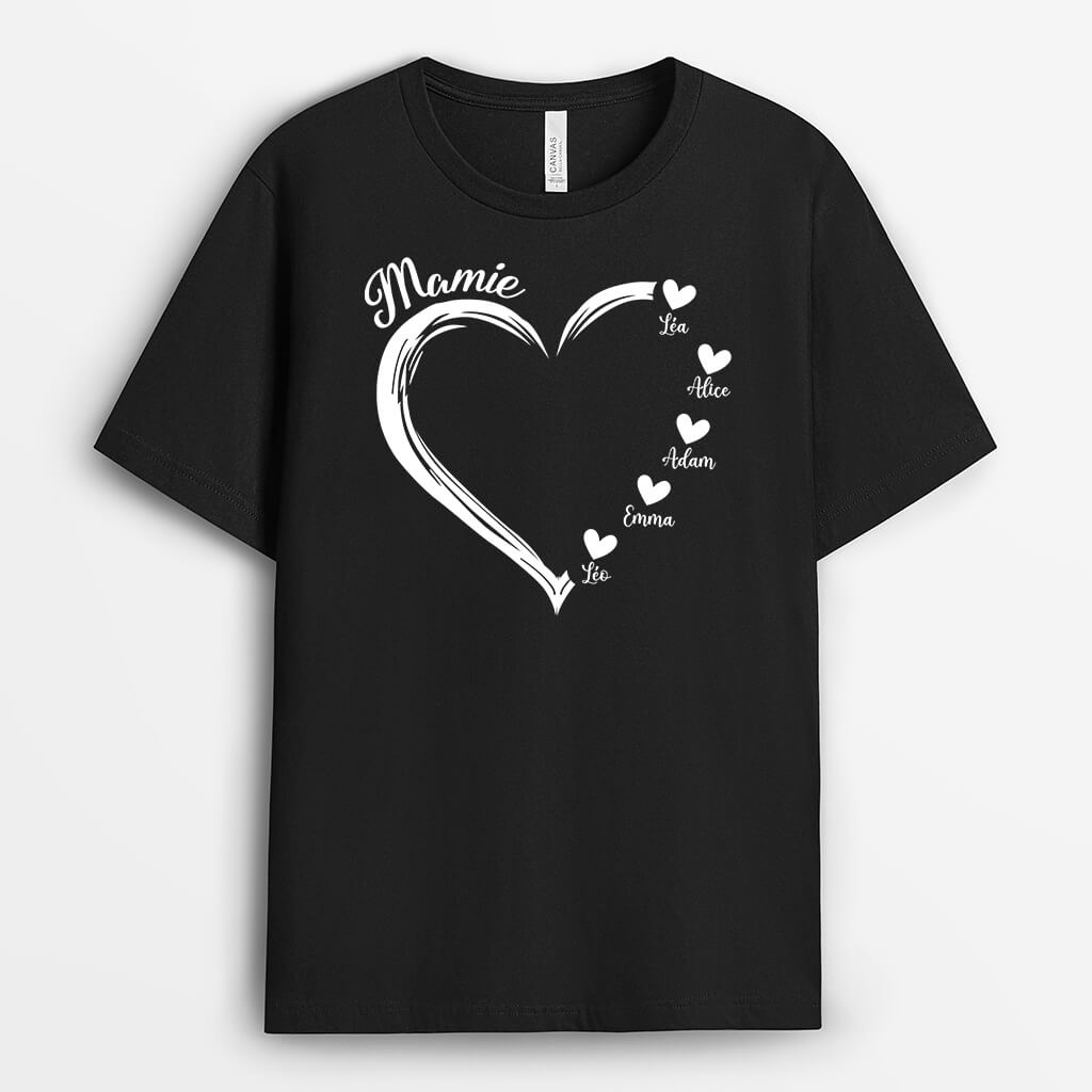 Mamie - Cadeau Personnalisé | T-shirt  Pour Femme