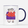 1692AFR2 mug vieil ami vielle amie personnalise
