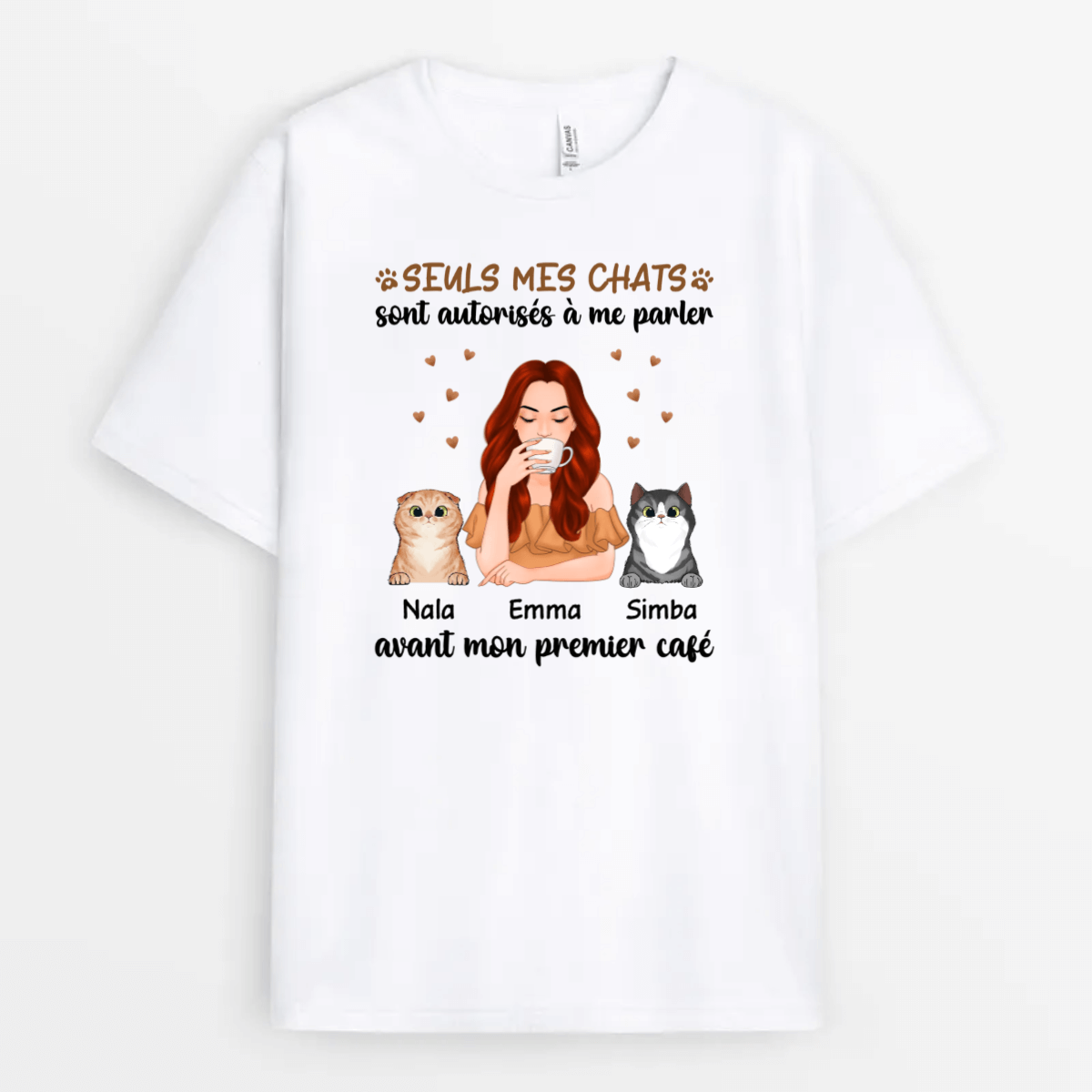 1721AFR1 t shirt sauf si tu es mon chat    personnalise_35396a28 d333 4399 8e58 6a7a41f8dec6