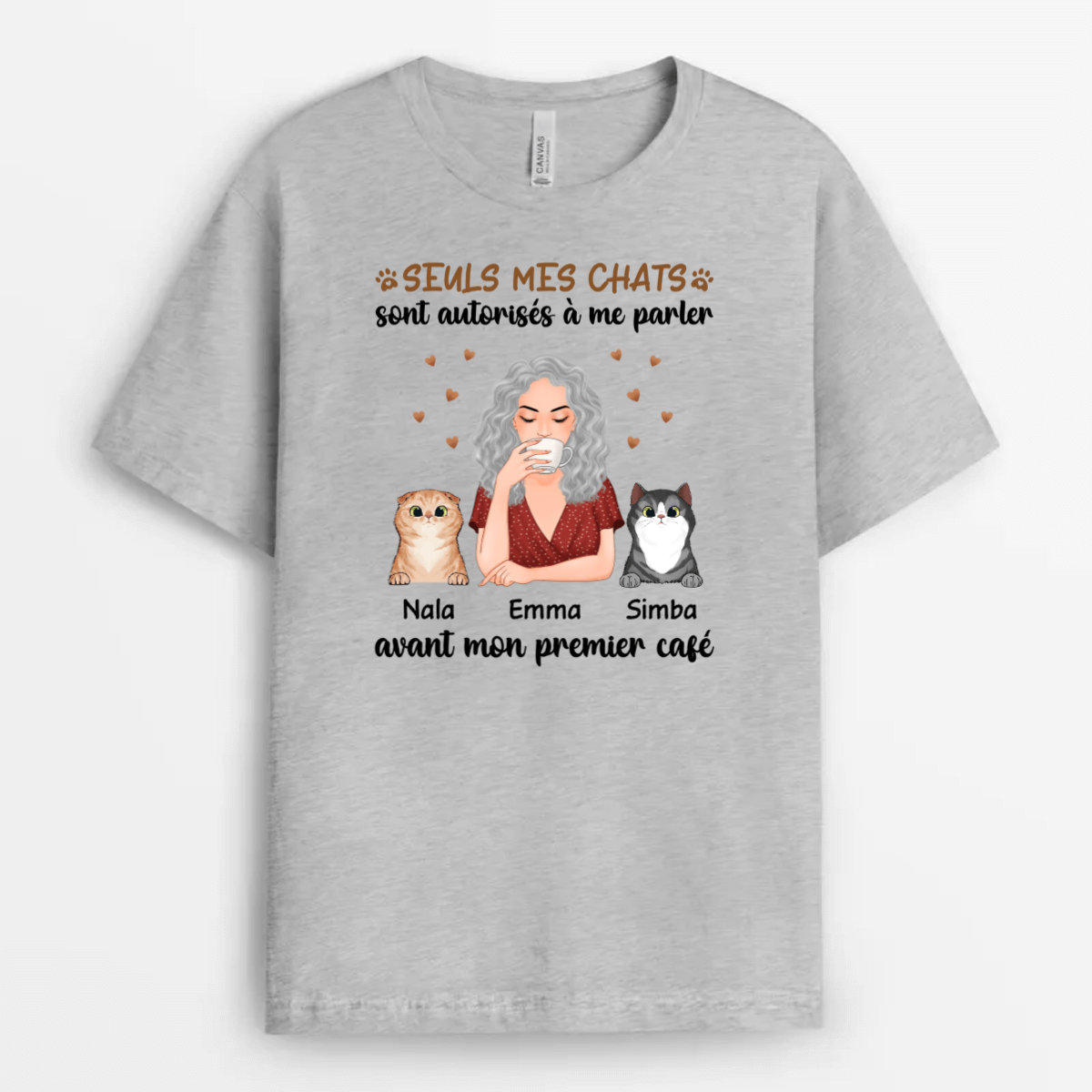 1721AFR2 t shirt sauf si tu es mon chat    personnalise_35396a28 d333 4399 8e58 6a7a41f8dec6