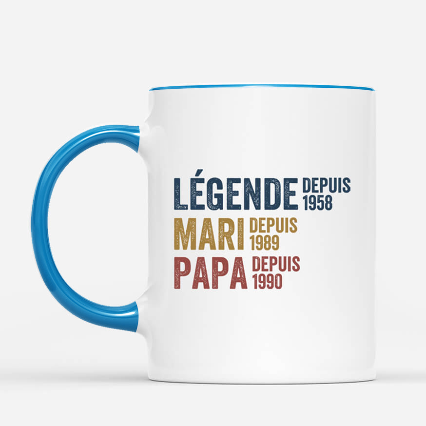 1732MFR2 mug legende mari papa papy depuis avec coeurs personnalise_1b6dafcf 4748 4930 909d 1a05a8b614c5