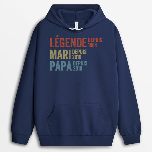 1732WFR2 sweatshirt personnalise legende papa papy 1732w9l5b_96b78cfb c223 4adc b75a e0b662f9e2b2
