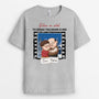 1818AFR1 t shirt la pluie ou le soleil_ tu seras toujours la mienne le mien personnalise