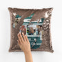 1823PFR2 coussin sequin je taimais depuis le jour ou je tai rencontre personnalise