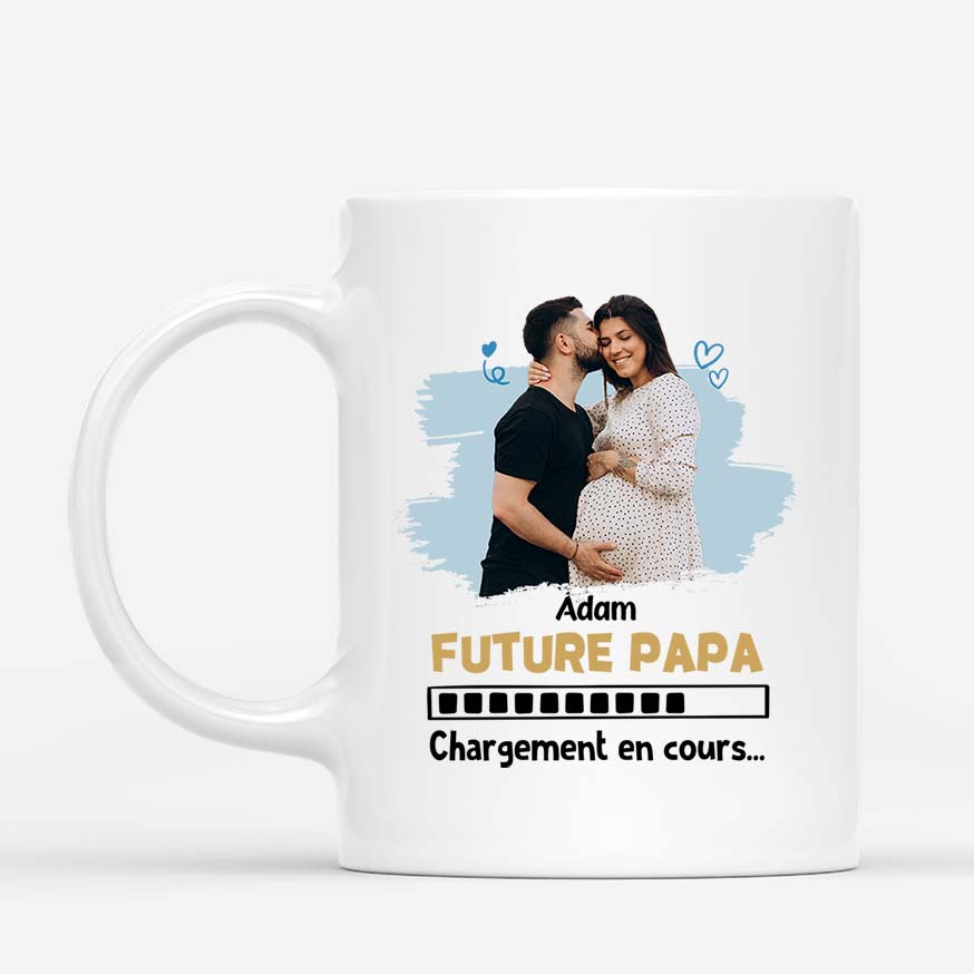 1836MFR1 mug futur papa personnalise