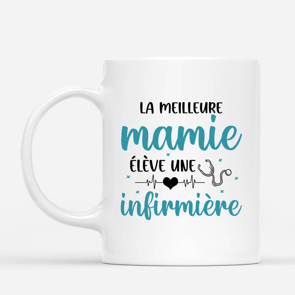 1843MFR3 t shirt la meilleure maman eleve une infirmiere personnalise