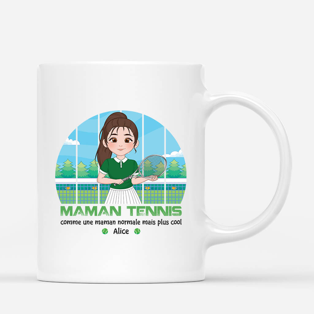 Maman Tennis - Cadeau Personnalisé | Mug pour Femme
