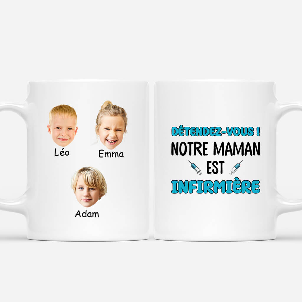 Détendez Vous Maman Est Infirmière - Cadeau Personnalisé | Mug Pour Maman