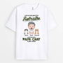 1857AFR1 t shirt je ne suis pas a la retraite je suis maman chat papa chat personnalise